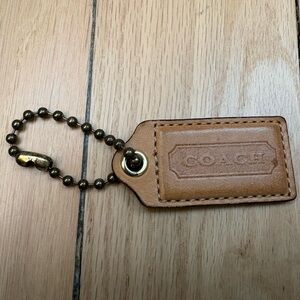 Coach Tan Vachetta Leather Hangtag